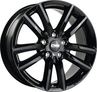 Alu platišče CMS C27 6,5x17 5x100 ET50 CH54,1 sijajno črna