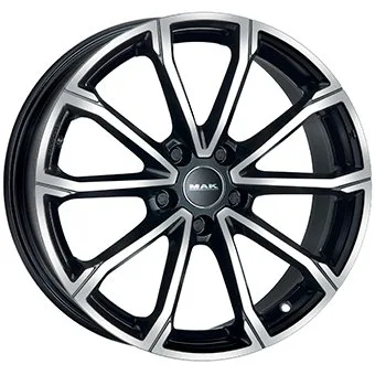 Alu platišče MAK DAVINCI 7,5x18 5x112 ET51 CH57,1 sijajno črna / polirana