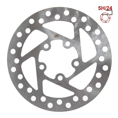 Srebrn zavorni disk 120 mm 5h za XIAOMI M365, Essential, 1S, PRO/2