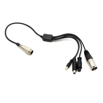 Adapter GX16 na DC/XLR/GX12