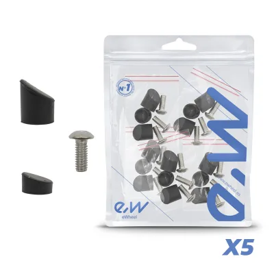 Črn pokrovček zadnjega blatnika GX1.0 za Xiaomi - 5 kosov