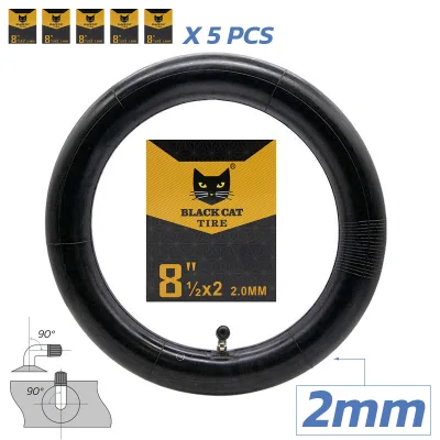 Premium zračnica debeline 2.0mm 8.5x2(156) s ventilom 90x90° Black Cat
