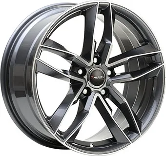 Alu platišče AVUS AF16 8,5x19 5x112 ET45 CH66,4 antracit / polirana