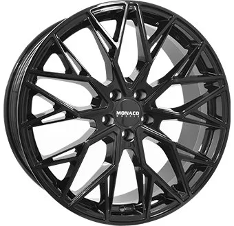 Alu platišče MONACO WHEELS GP15-FF 10,0x20 5x130 ET38 CH66,4 sijajno črna
