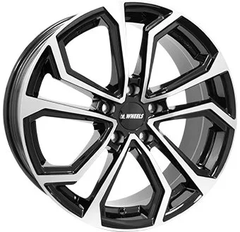 Alu platišče IT WHEELS ELLA 8,0x18 5x112 ET45 CH66,5 sijajno črna / polirana