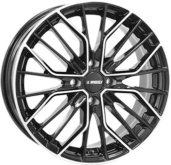 Alu platišče IT WHEELS TIARA 4 6,5x16 4x108 ET20 CH65,1 sijajno črna / polirana