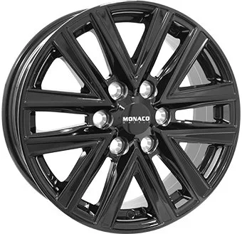 Alu platišče MONACO WHEELS VT1 6,5x16 6x120 ET49 CH74,6 sijajno črna