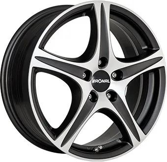 Alu platišče RONAL R56 8,0x18 5x112 ET30 CH66,5 mat črna / polirana