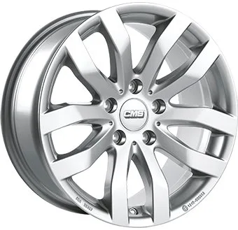 Alu platišče CMS C22 6,5x16 5x112 ET52 CH66,5 srebrna