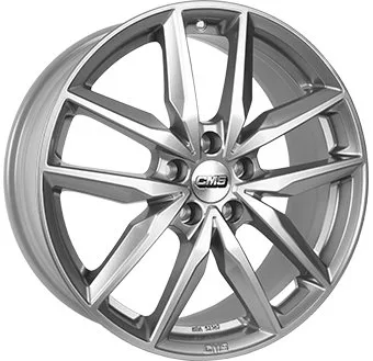 Alu platišče CMS C28 7,5x18 5x114,3 ET37 CH67,1 srebrna