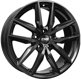 Alu platišče CMS C28 7,0x17 5x114,3 ET40 CH67,1 sijajno črna