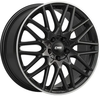 Alu platišče CMS C25 7,0x17 5x108 ET48 CH65,1 sijajno črna / poliran rob