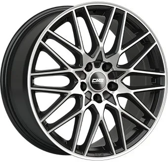 Alu platišče CMS C25 9,0x20 5x112 ET33 CH66,5 črna / polirana