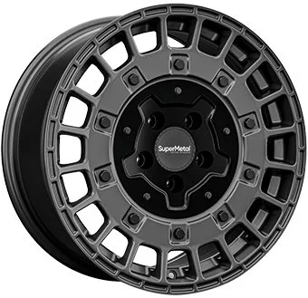 Alu platišče SUPER METAL RIG 8,0x18 5x120 ET40 CH65,1 mat antracit