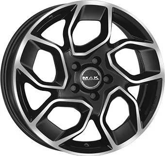 Alu platišče MAK EXPRESS 7,0x17 5x112 ET50 CH66,6 sijajno črna / polirana