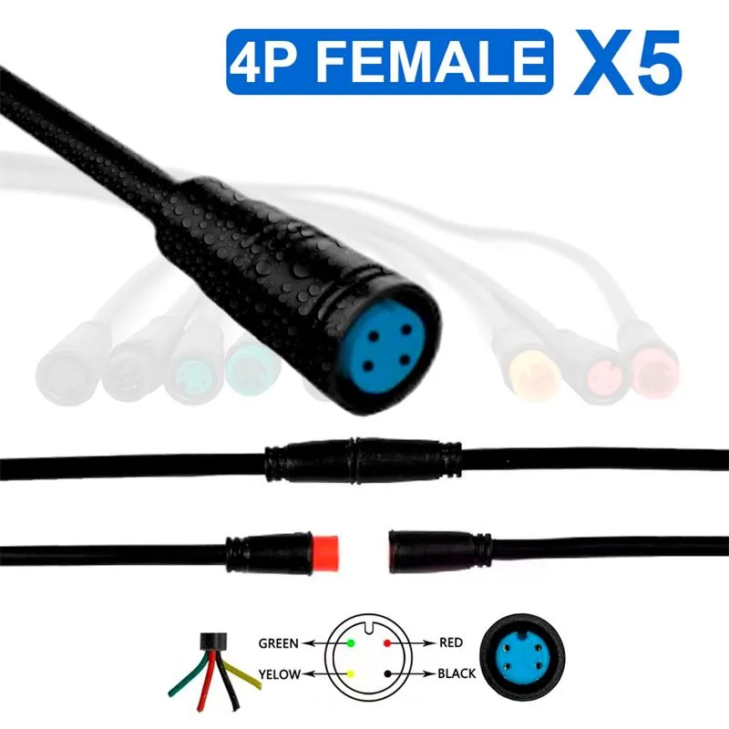 Vodoodporen konektor 8 mm 4 PIN - 5F