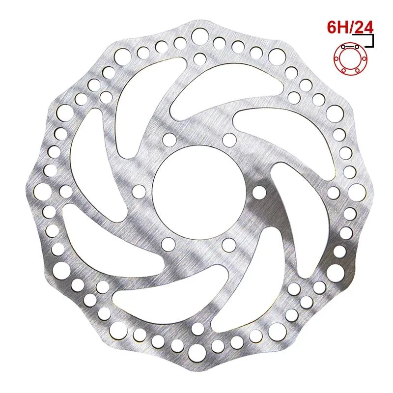 Zavorni disk R6.2 140 mm 6h srebrn - 48 mm