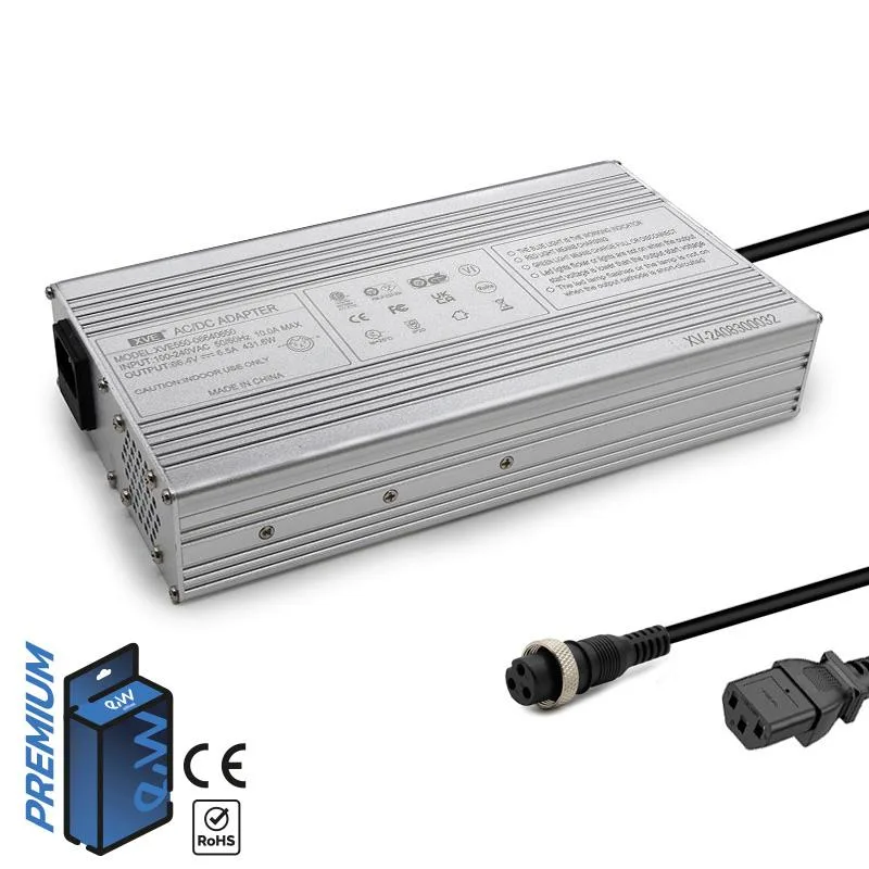 Polnilec 60V (izhod 66.4v) 6.5A s konektorjem GX16 [Ewheel]