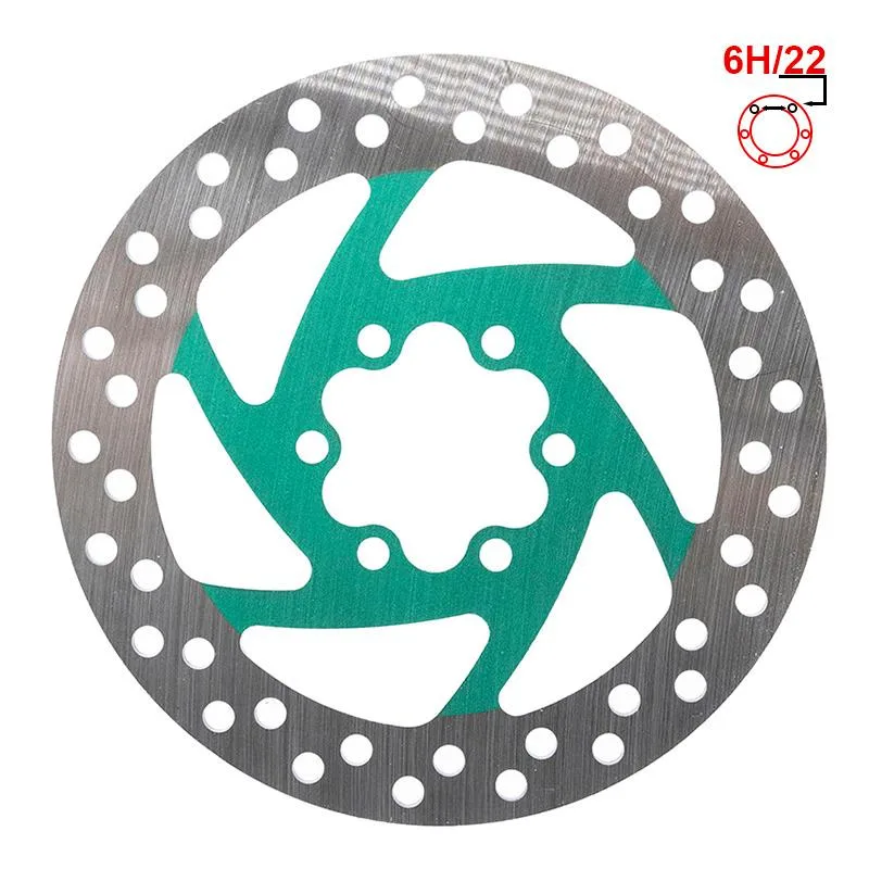 Zavorni disk 120mm 6H, zelen