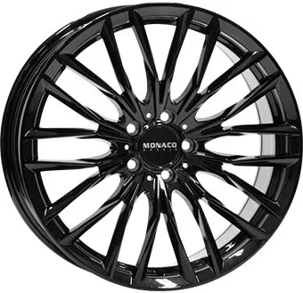 Alu platišče MONACO WHEELS GP2 9,5x21 5x112 ET52 CH66,5 sijajno črna